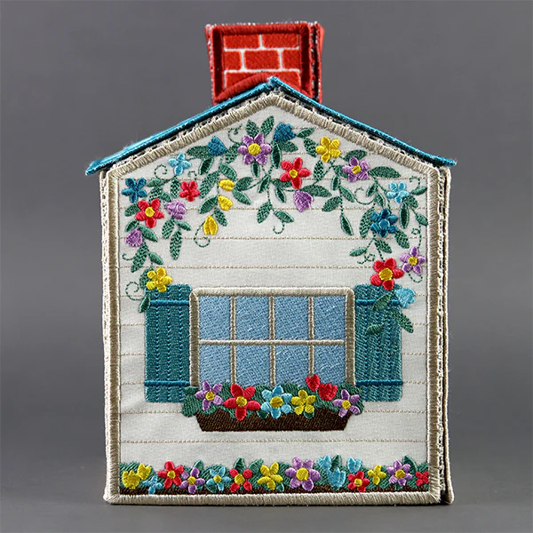Cozy Cottage Tissue Box (In-the-Hoop) - Image 5