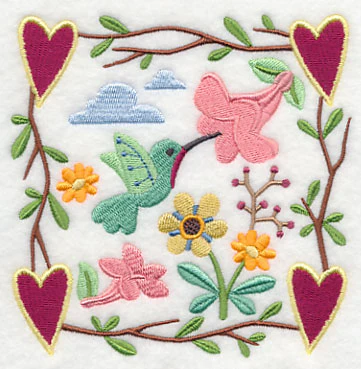 Cozy Country Garden Hummingbird - Image 4