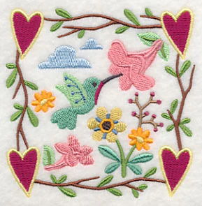 Cozy Country Garden Hummingbird - Image 5