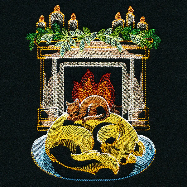 Cozy Fireside Scene - Image 5