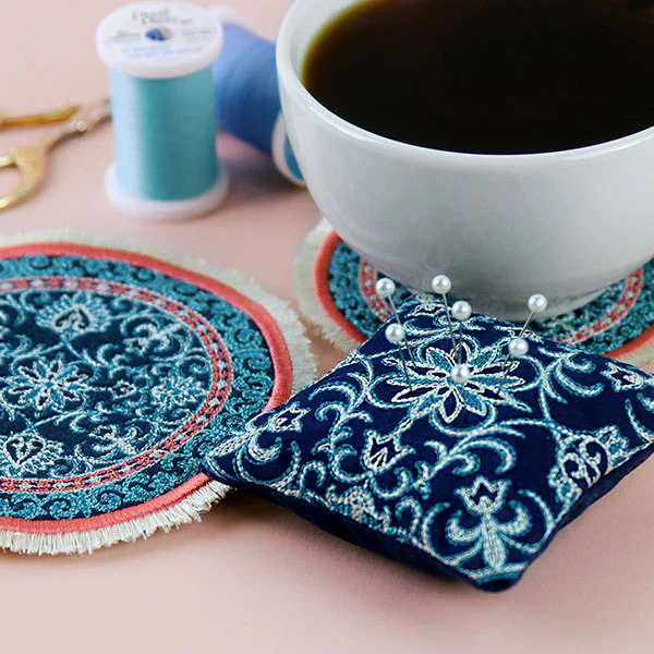 Cozy in Filigree Pillow Pincushion (In-the-Hoop) - Image 6
