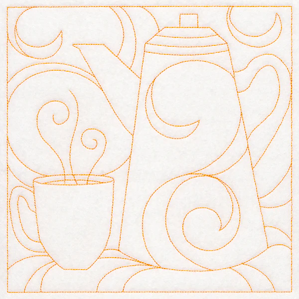 Cozy Kitchen Quilting - Coffee Pot (Double Run)