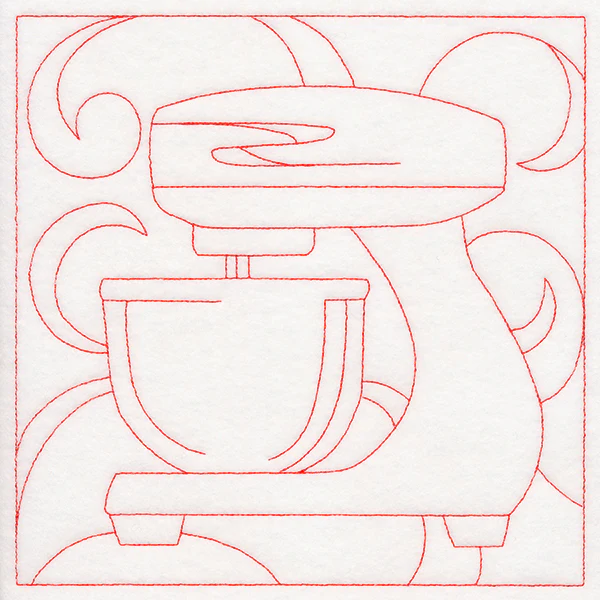 Cozy Kitchen Quilting - Stand Mixer (Double Run) - Image 6