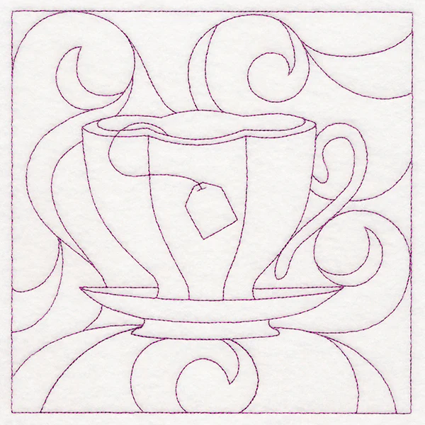 Cozy Kitchen Quilting - Teacup (Double Run) - Image 2
