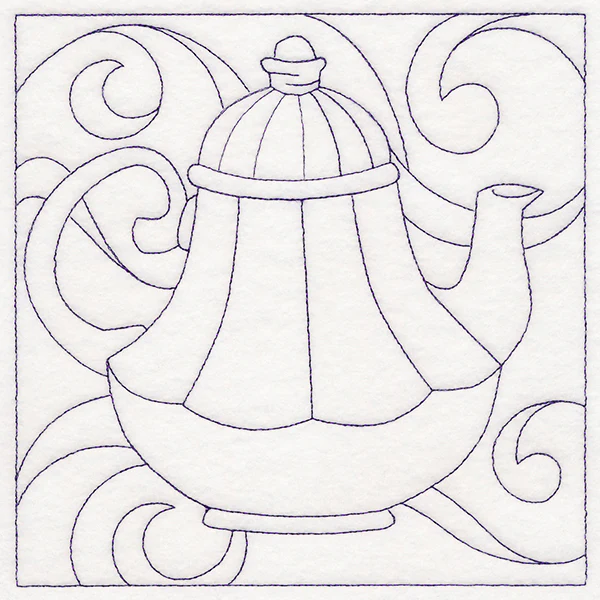 Cozy Kitchen Quilting - Teapot (Double Run) - Image 2