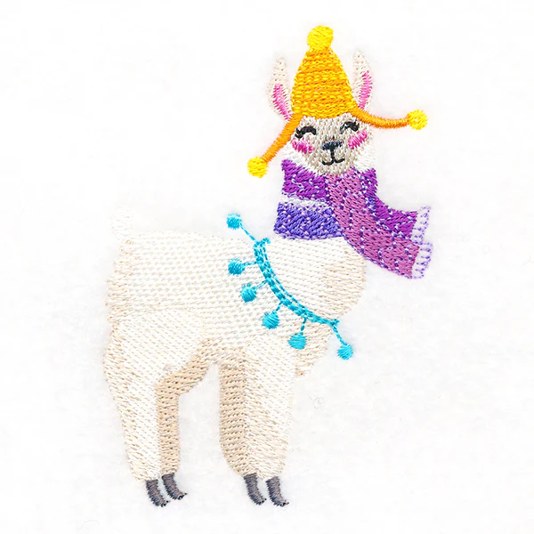 Cozy Winter Llama - Image 3