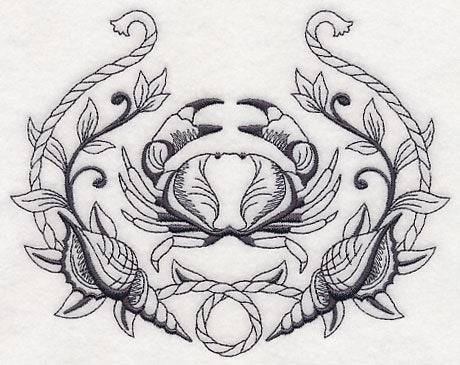 Crab and Seashell Laurel - Image 4