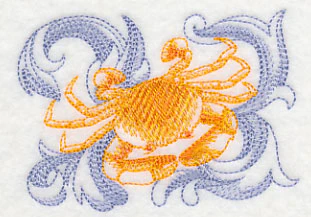 Crab with Baroque Background - Image 3