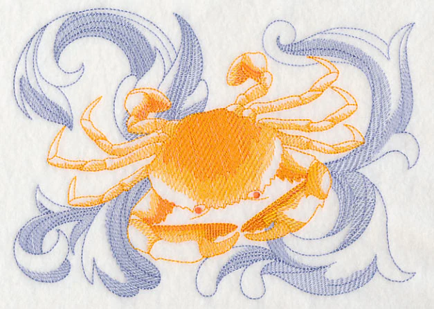 Crab with Baroque Background - Image 4