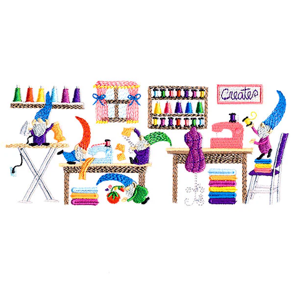 Craft Room Gnome Border - Image 10