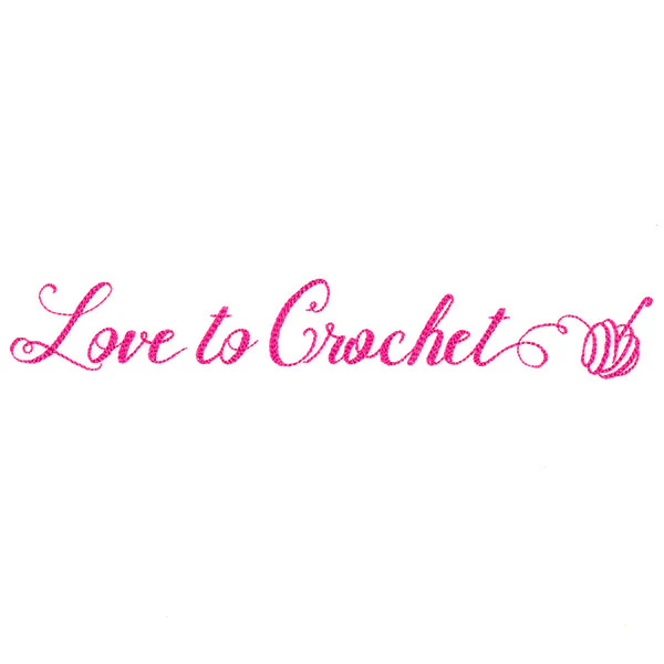 Crafty Calligraphy - Love to Crochet - Image 3