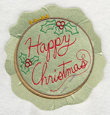 Crafty Christmas Embroidery - Happy - Image 2