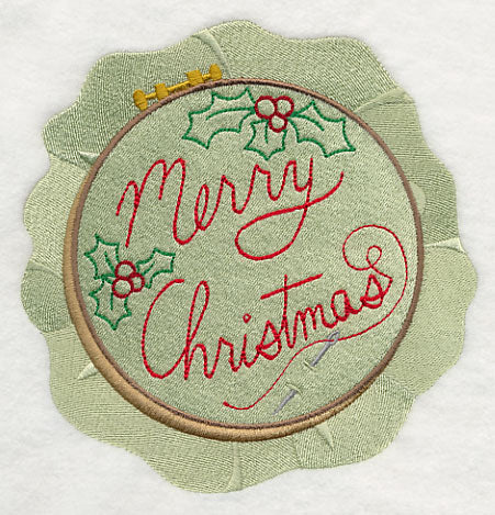 Crafty Christmas Embroidery - Merry - Image 2