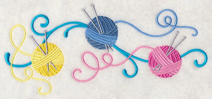 Crafty Knitting Border - Image 2