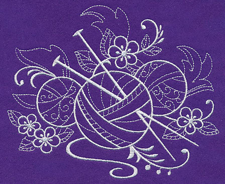 Crafty Knitting Needles (Whitework) - Image 3
