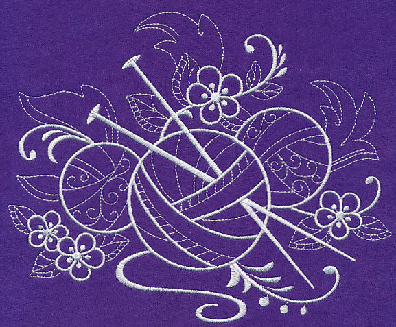 Crafty Knitting Needles (Whitework) - Image 5