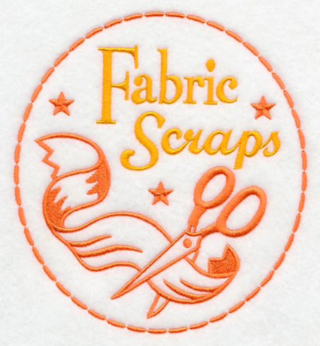 Crafty Notions Label: Fabric Scraps - Image 2