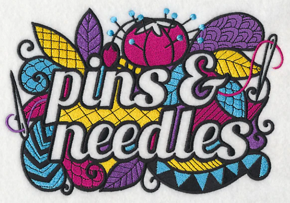 Crafty Pins and Needles (Blackwork) - Image 3