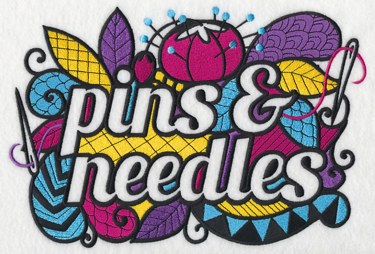 Crafty Pins and Needles (Blackwork) - Image 5