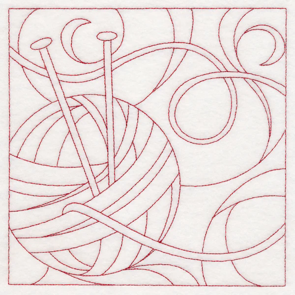 Crafty Quilting - Knitting (Double Run) - Image 2