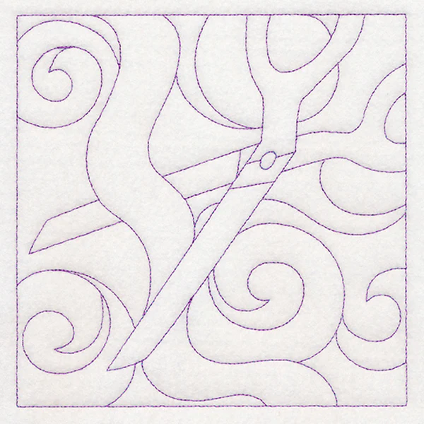 Crafty Quilting - Scissors (Double Run) - Image 2