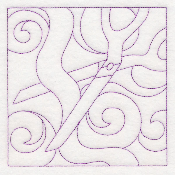 Crafty Quilting - Scissors (Double Run) - Image 4
