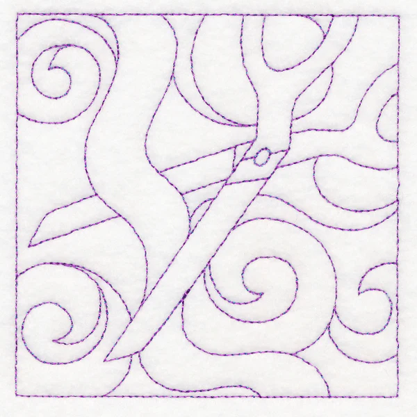 Crafty Quilting - Scissors (Double Run) - Image 5