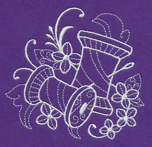 Crafty Spools of Thread (Whitework) - Image 4