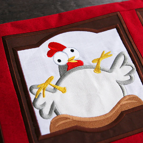 Crazy Coop Chicken Squares (Quilt Block) Design Pack - Image 13