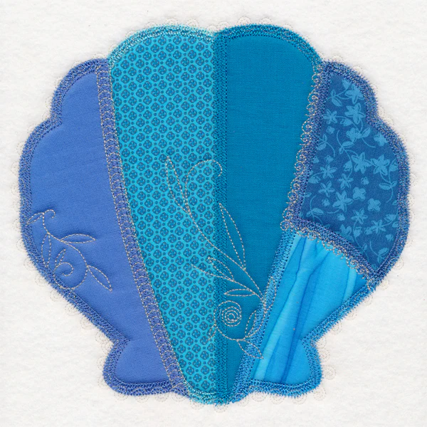 Crazy Patchwork Seashell (Heirloom Applique) - Image 6