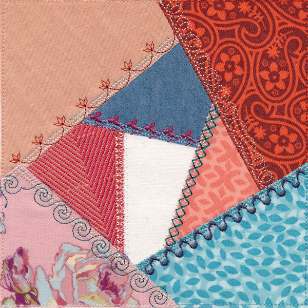 Crazy Quilt Block 1 (In-the-Hoop) - Image 3