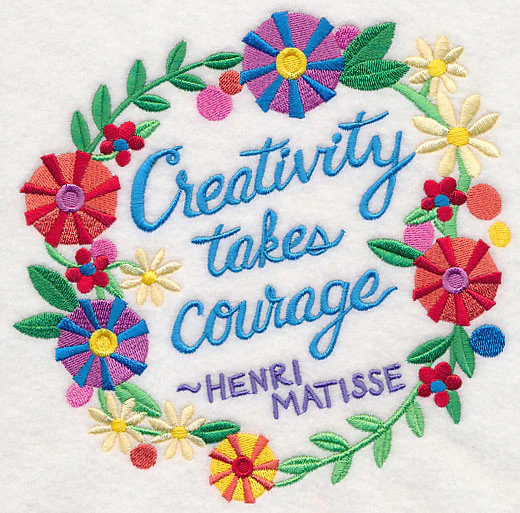 Creativity Takes Courage Wreath - Image 2