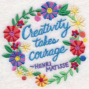 Creativity Takes Courage Wreath - Image 5