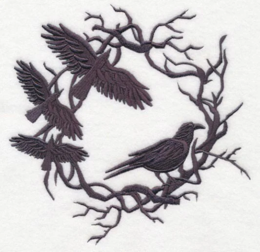 Creepy Crow Wreath - Image 2