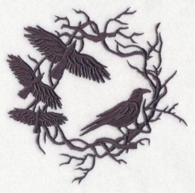 Creepy Crow Wreath - Image 4