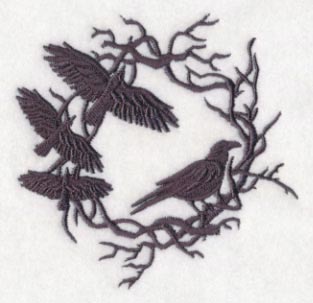 Creepy Crow Wreath - Image 5