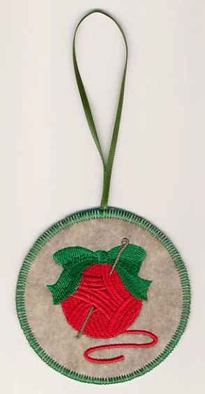 Crochet a Little Christmas - Yarn Ornament (In-the-Hoop)