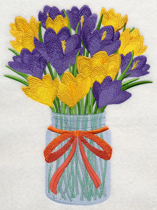Crocuses in Mason Jar - Image 4