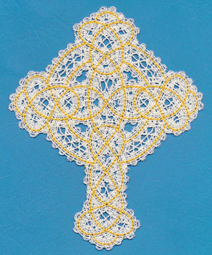 Cross and Circle (Battenburg Lace) - Image 2