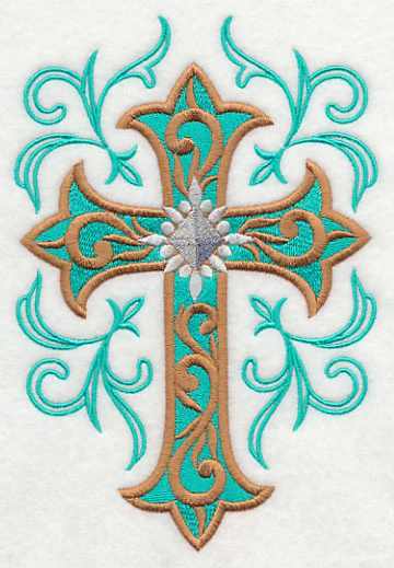 Cross and Filigree Swirls - Image 4