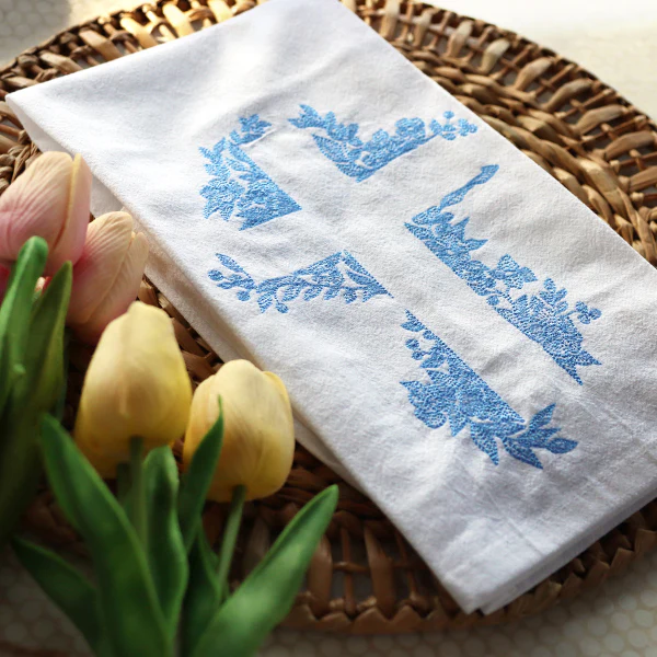 Cross in Flowers (Embossed) - Image 2