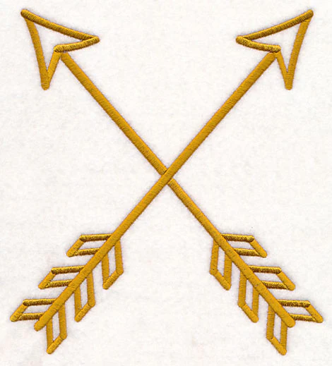 Crossed Arrows (Goldwork) - Image 2