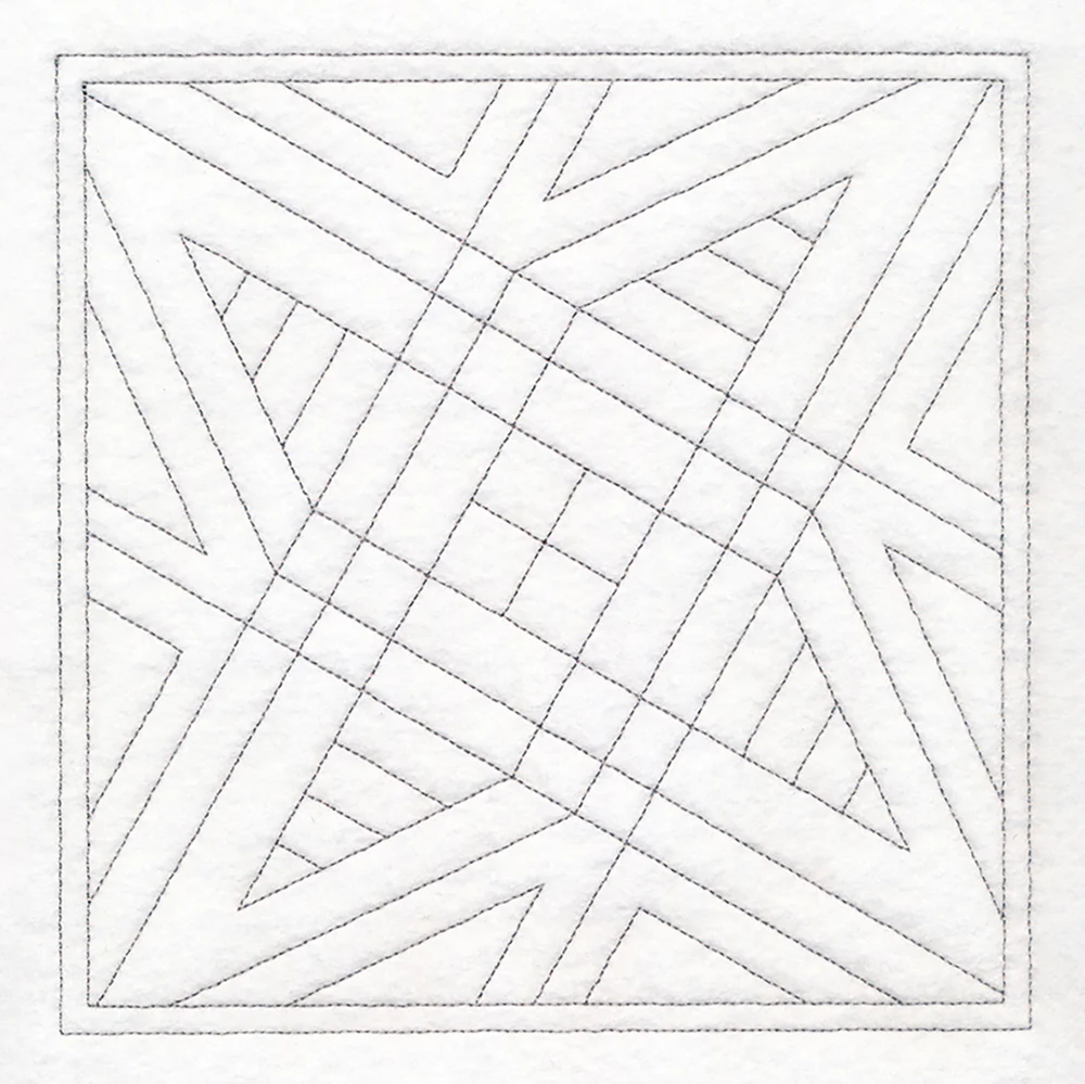 Crosshatch Quilting Square - Image 3