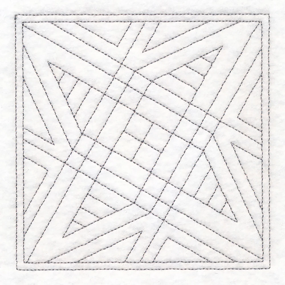 Crosshatch Quilting Square - Image 8