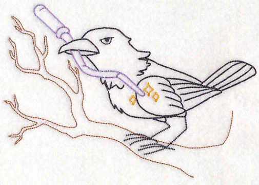 Crow with Wand (Vintage) - Image 4