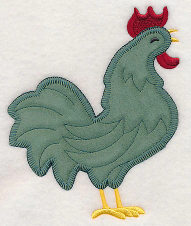 Crowing Rooster (Heirloom Applique) - Image 3