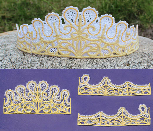 Crown Fit for a Queen (Battenburg Lace) - Image 2