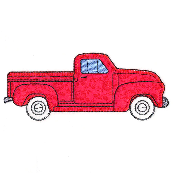 Cruising Retro Truck (Heirloom Applique) - Image 2