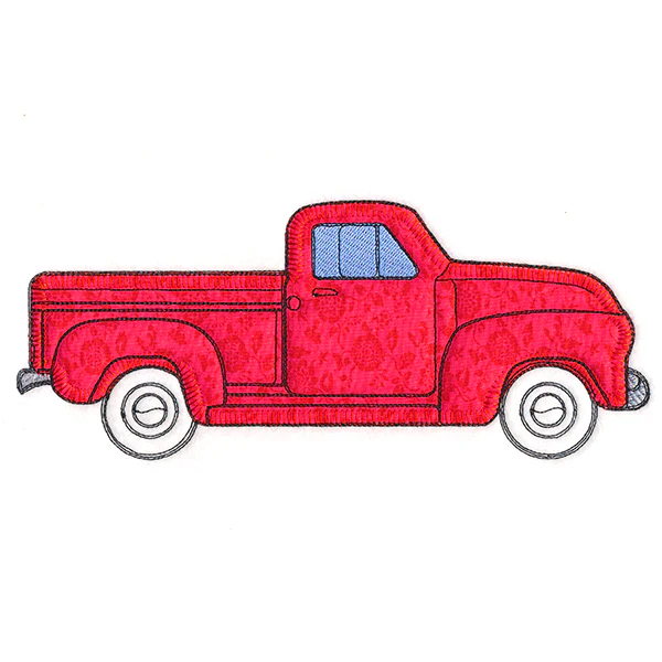 Cruising Retro Truck (Heirloom Applique) - Image 4