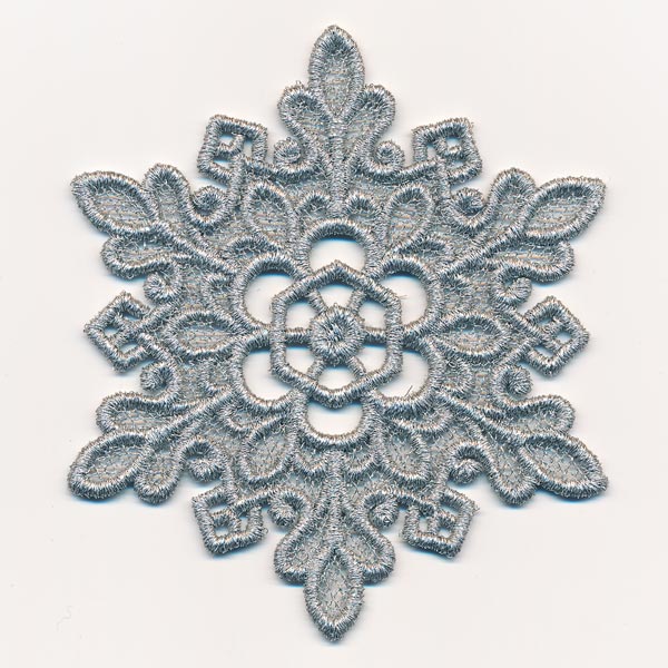 Crystal Snowflake Gift Topper (Lace) - Image 3